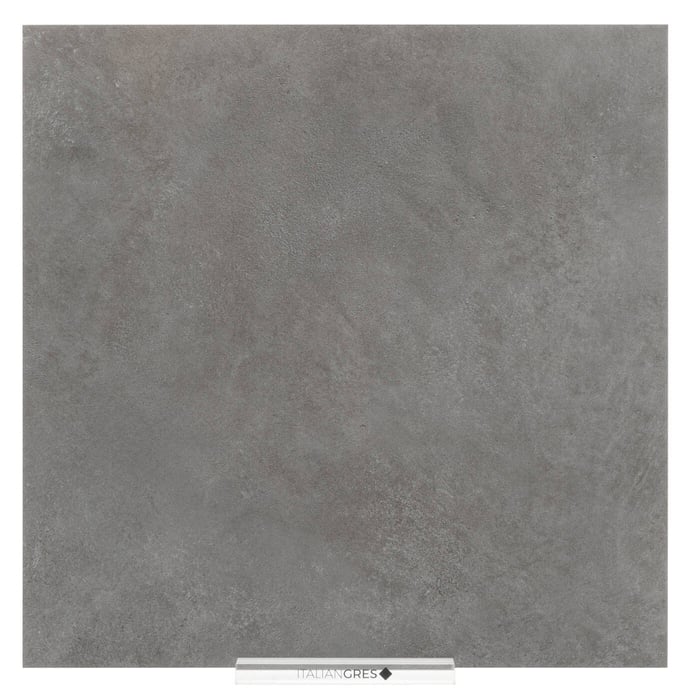 Dark grey industrial metallic tiles
