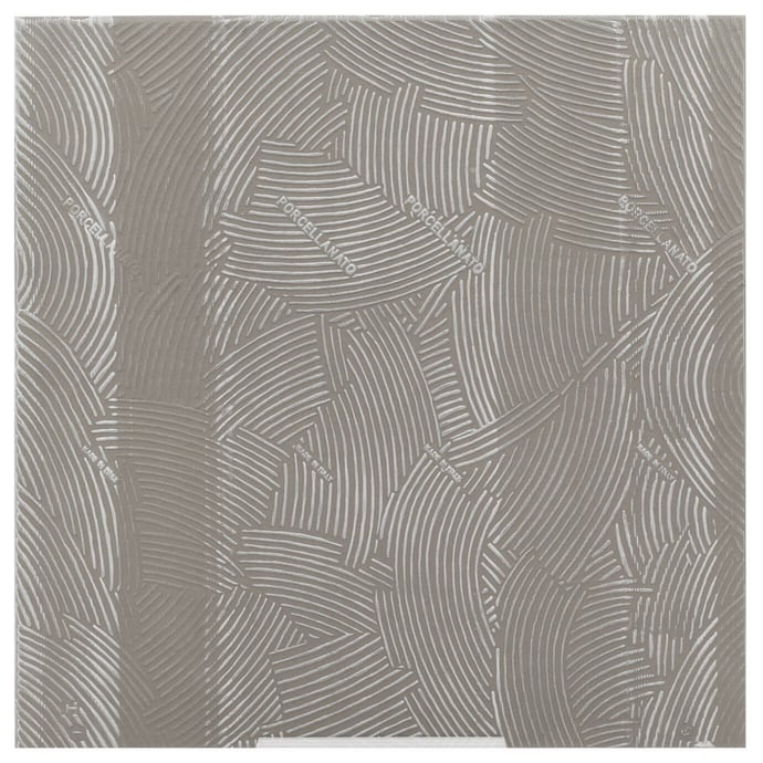 Dark grey industrial metallic tiles