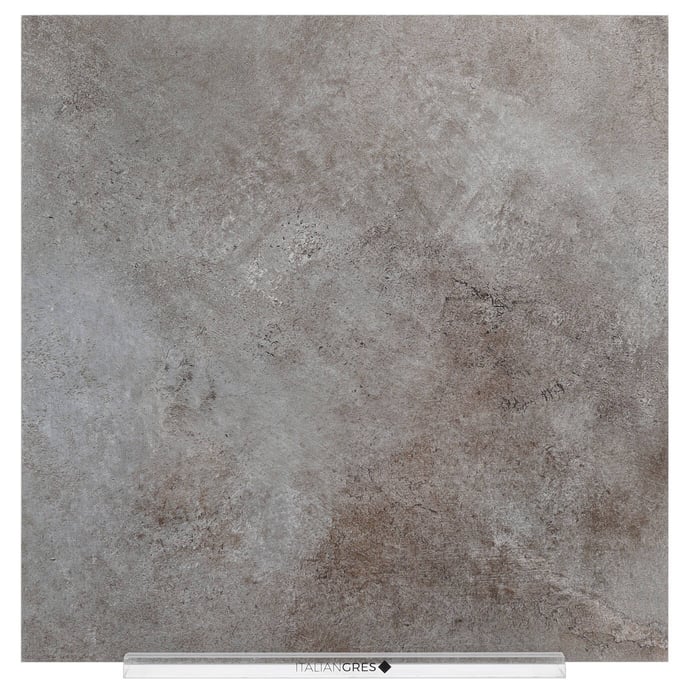 Dark grey industrial metallic tiles 20 mm outdoor