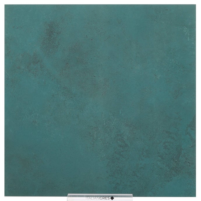 Emerald industrial metallic tiles