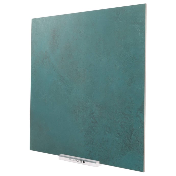 Emerald industrial metallic tiles
