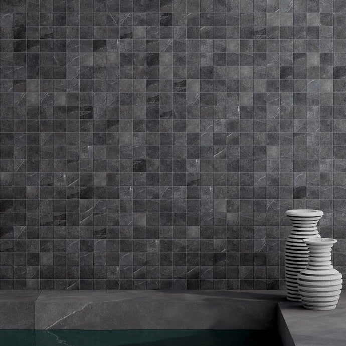 Dark Ardesia stone Mosaic