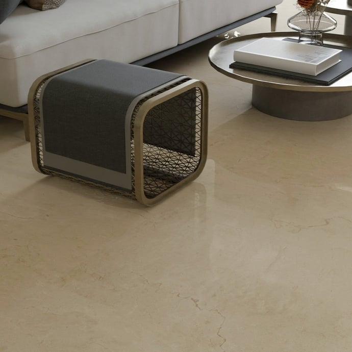 Marfil glossy marble