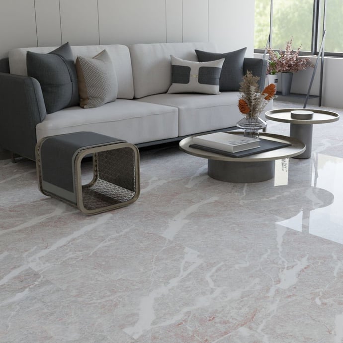 Fior di pesco carnico glossy marble
