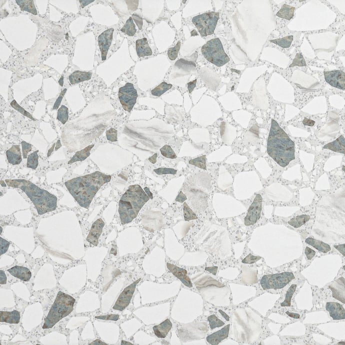 Terrazzo green matt
