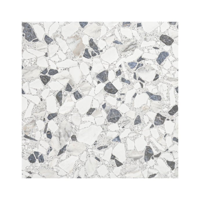 Terrazzo blu opaco