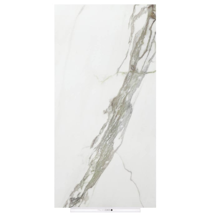 Calacatta green glossy marble