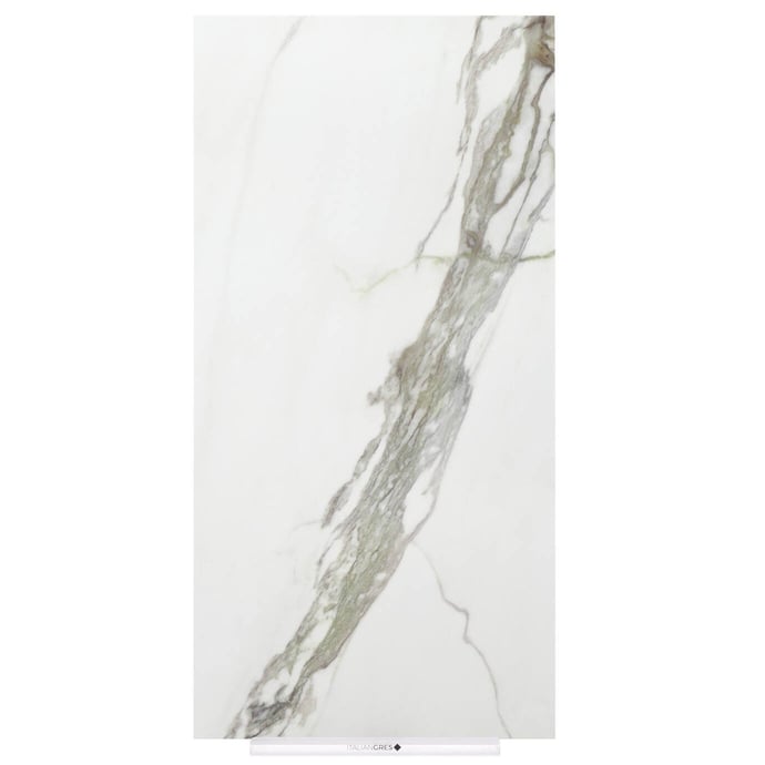 Calacatta green glossy marble