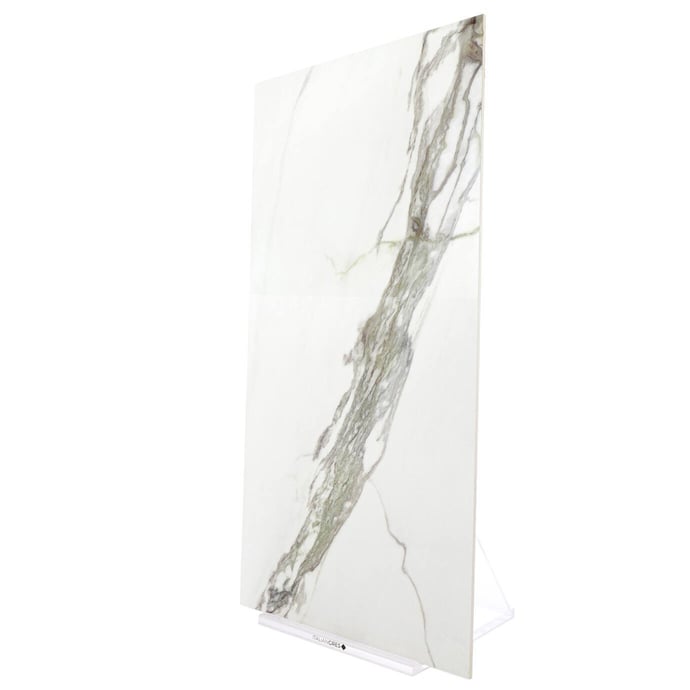 Calacatta green glossy marble