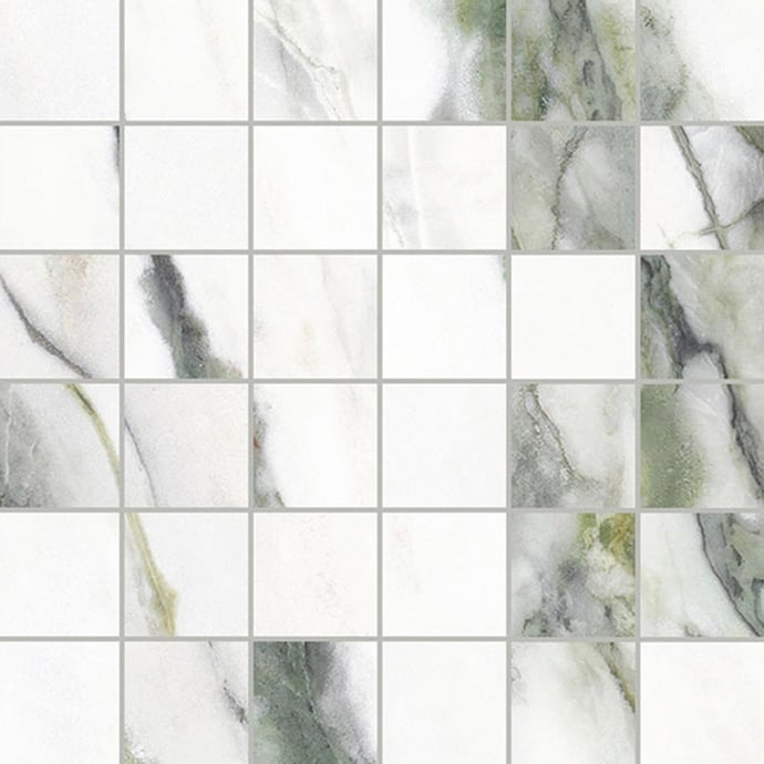 Mosaïque Calacatta verte