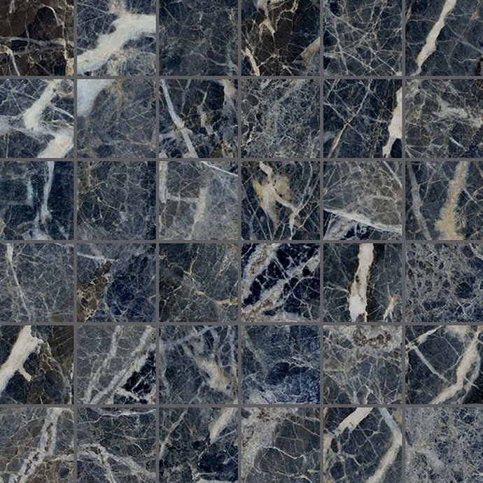 Blaue Saint-Laurent Marmor Mosaik