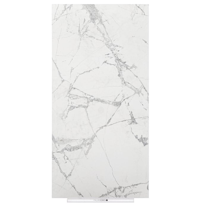 Invisible Grey glossy marble