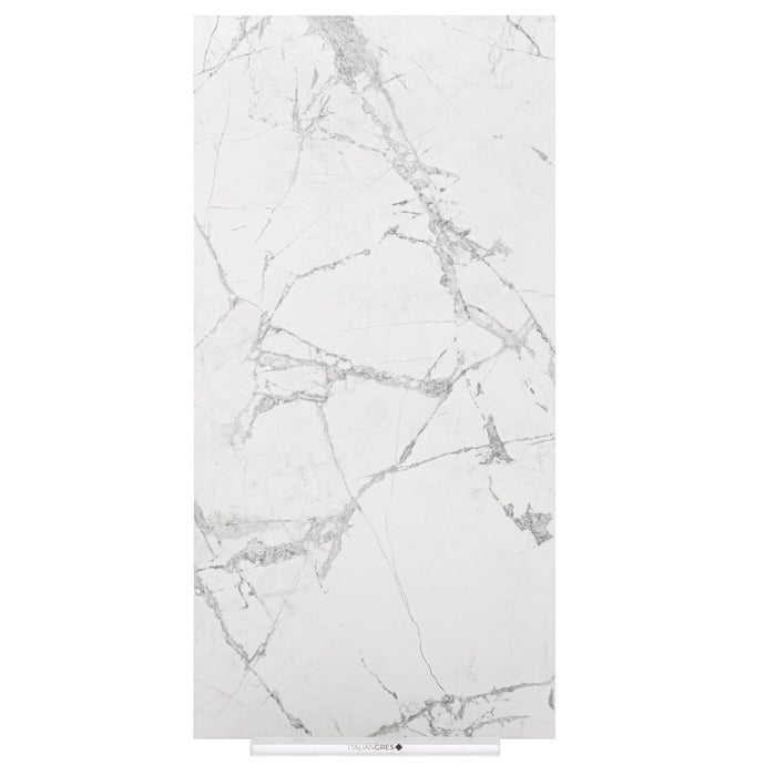 Invisible Grey glossy marble