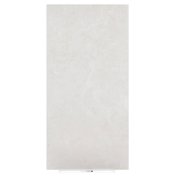 Contemporary White Crosscut Travertine