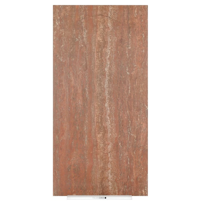 Contemporary Red Veincut Travertine