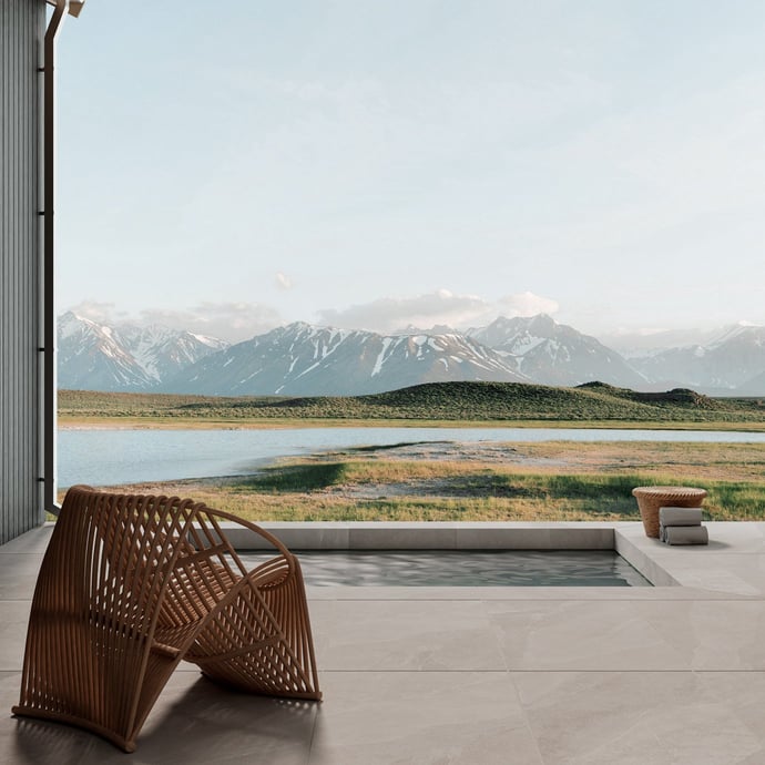 Greige Ardesia stone Grip outdoor