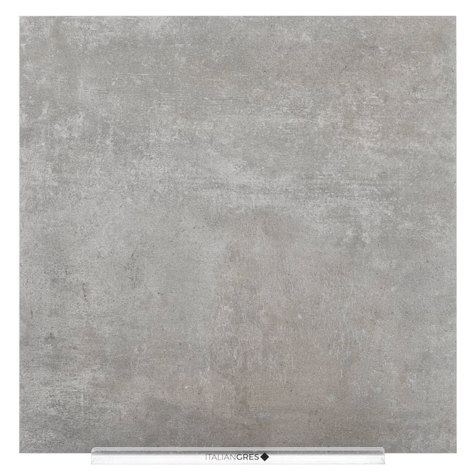 Dark grey concrete floor tiles 2 cm thick grip R11