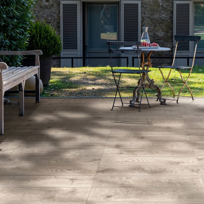 Helles essentielles Sandholz 20 mm im Freien