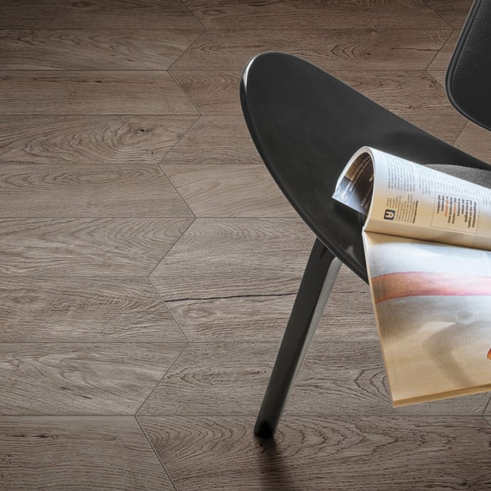 Bois clair essentiel chêne en chevron