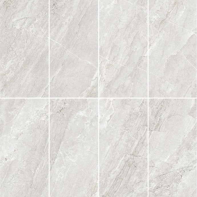 Piastrelle effetto marmo tecnico bianco