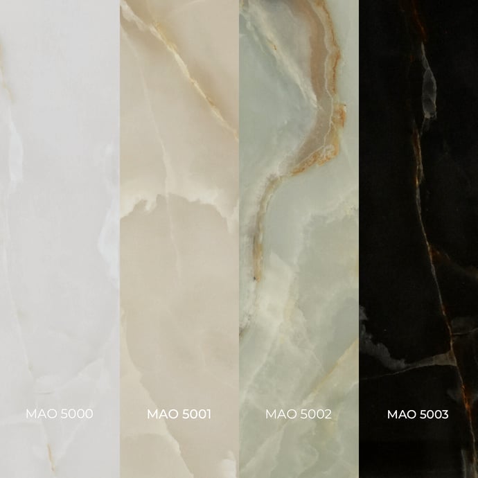 Glänzender marmor Elfenbein-Onyx