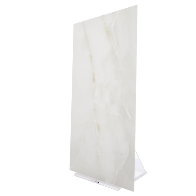 Glänzender marmor Elfenbein-Onyx
