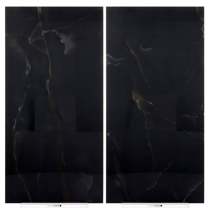 Glänzender marmor schwarzer Onyx