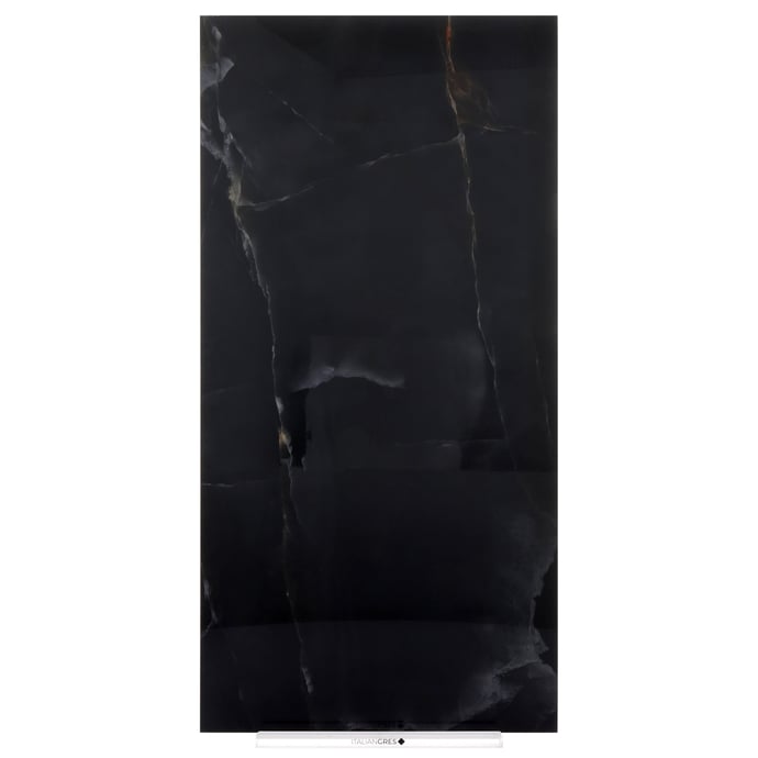 Glänzender marmor schwarzer Onyx
