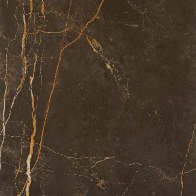 Glänzender Schwarzer Marmor mit gold Adern