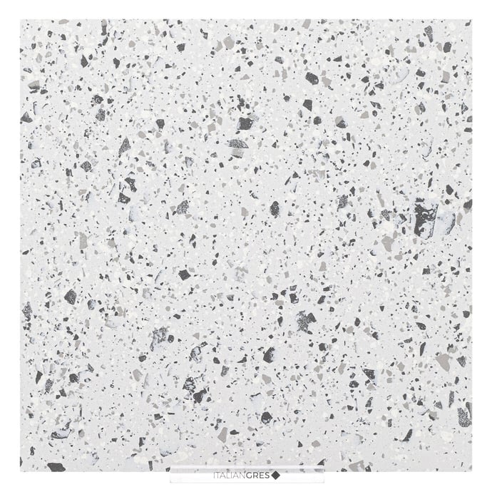 Terrazzo Silver Matt Full-Body
