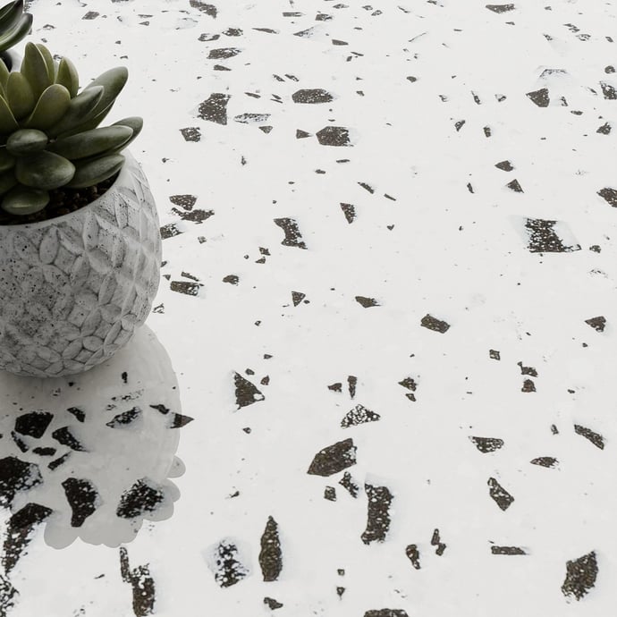Terrazzo Bianco Lucido Full-Body