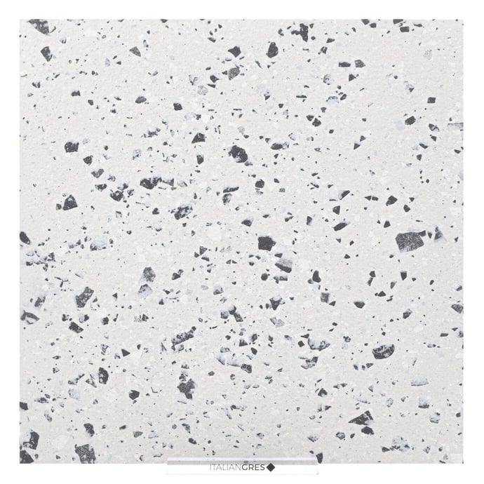 Terrazzo Weiß Ganzkörper Outdoor