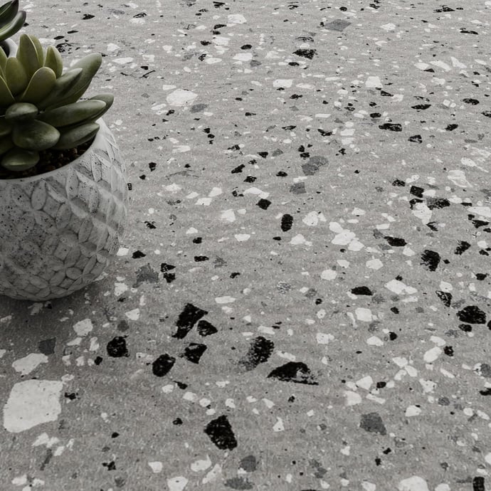 Terrazzo Grigio Outdoor Full-Body