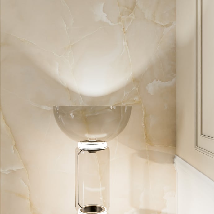 Marmo onice beige lucido