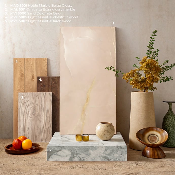 Nobel Marmor Beige Matt