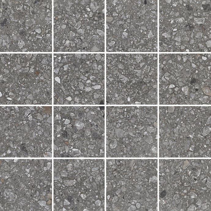 Left Bank Fragments Brown Mosaic 7x7