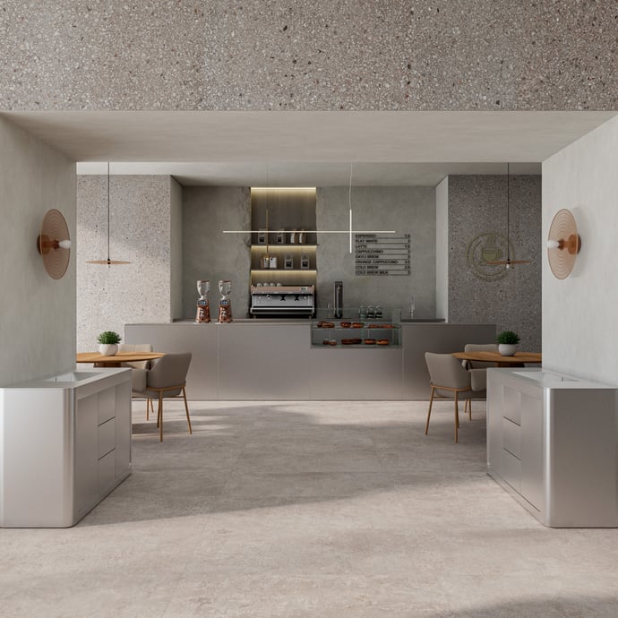Left Bank Fragmenten Grau 6 mm