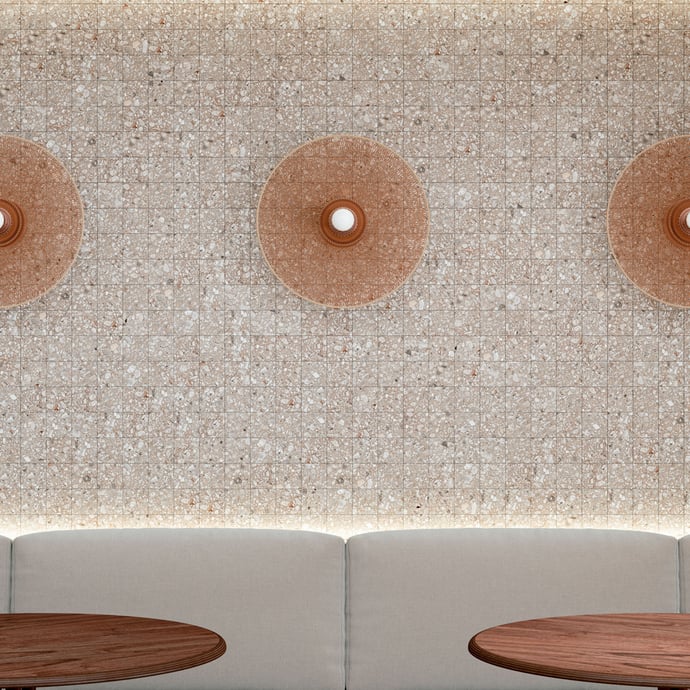 Rive Gauche Grains Gris Mosaïque 7x7