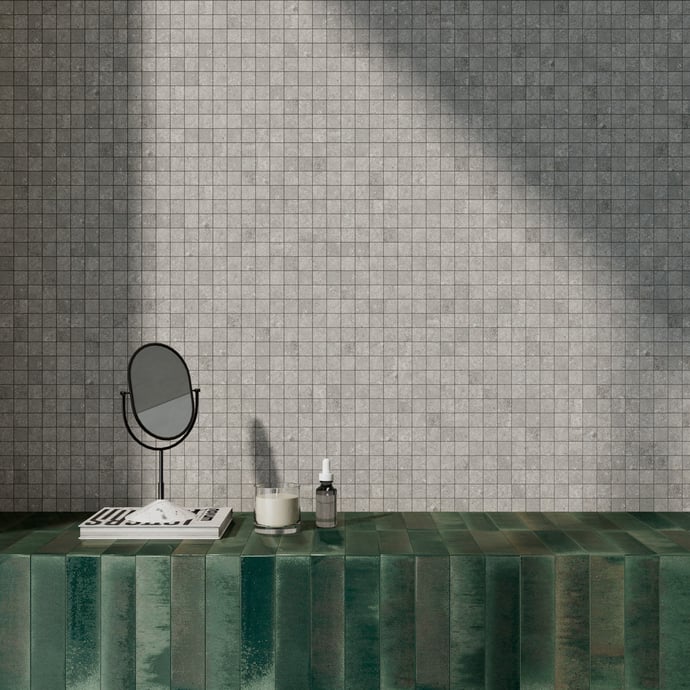 Left Bank Beige Mosaik 3x3