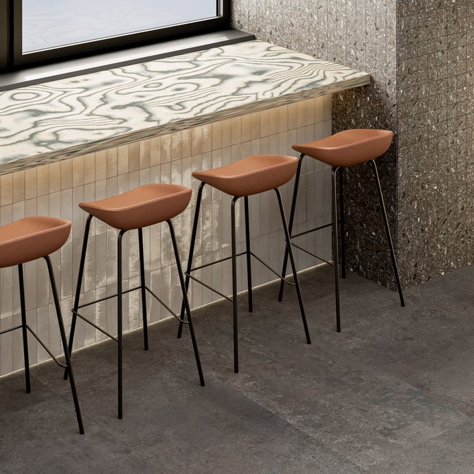 Left Bank Fragmenten Braun Mosaik 3x3