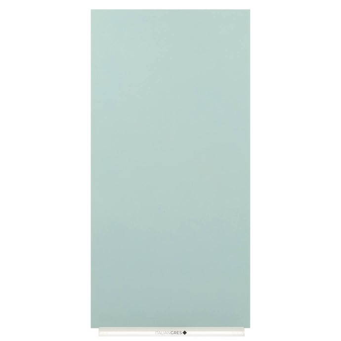 Effet ciment mat essentiel vert turquoise