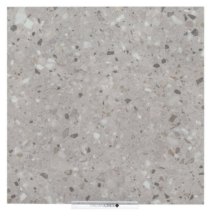 Matt körniger Stein grau taupe 20 mm