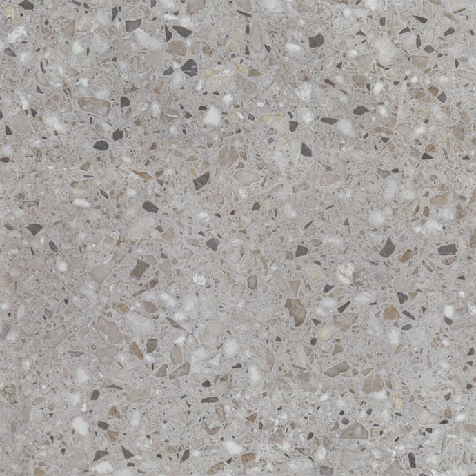 Matt körniger Stein grau taupe 20 mm