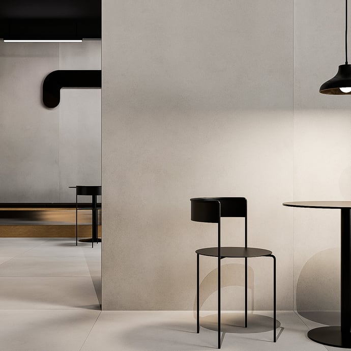 Grey Concrete slab