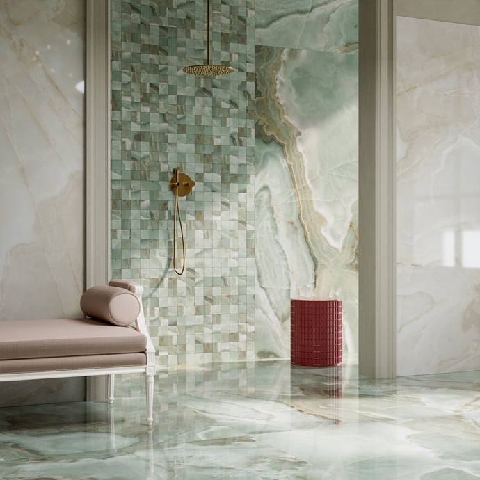 Maison Alabaster Glänzendes Jade