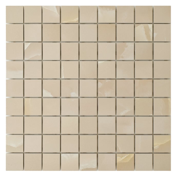 Edles Marmor Mosaik Beige Matt