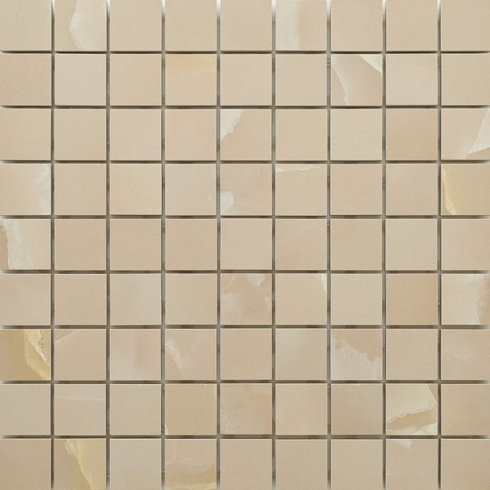 Edles Marmor Mosaik Beige Matt