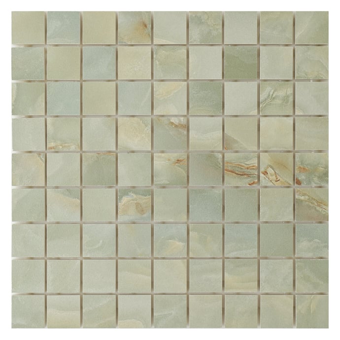 Edles Marmor Mosaik Jade Matt