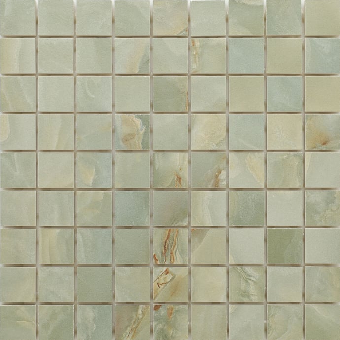 Edles Marmor Mosaik Jade Matt