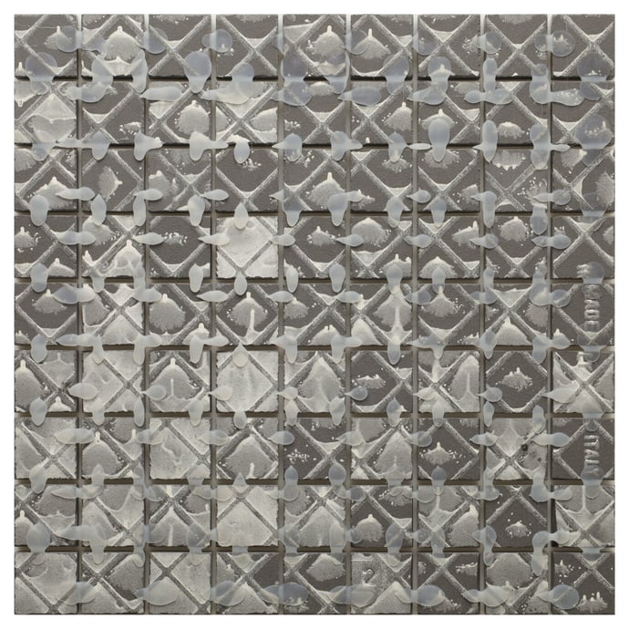 Edles Marmor Mosaik Schwarz Matt